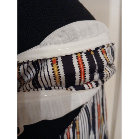 By Anthropologie Bare Cutout Bandeau Maxi Dress Geometric Stripes Coastal Hippie - Picture 9 of 12